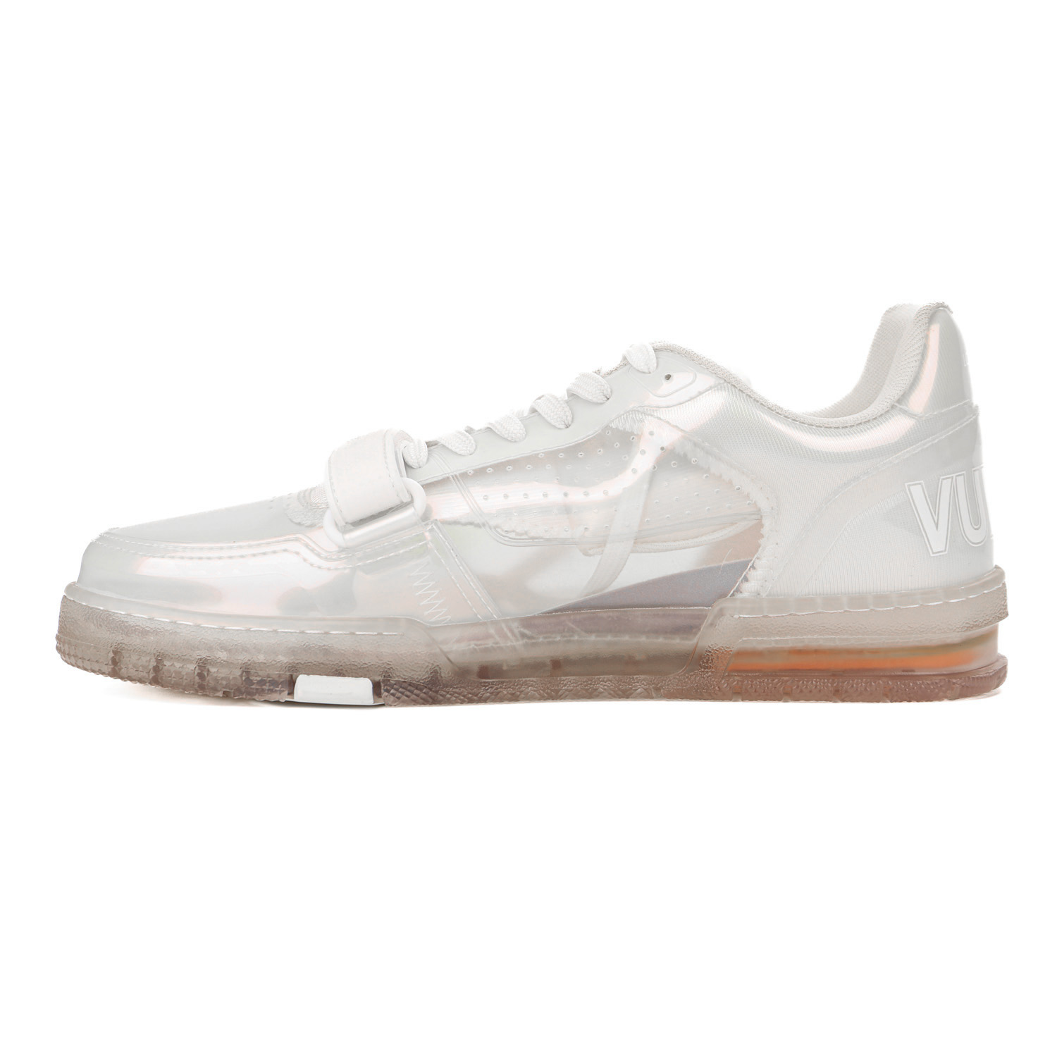 Louis Vuitton Trainer White Transparent