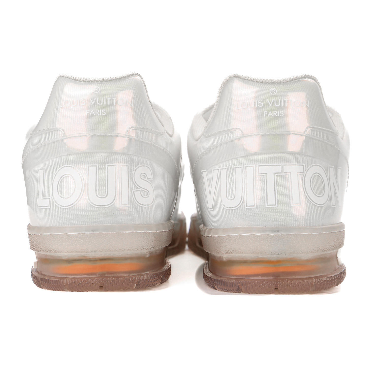 Louis Vuitton Trainer White Transparent