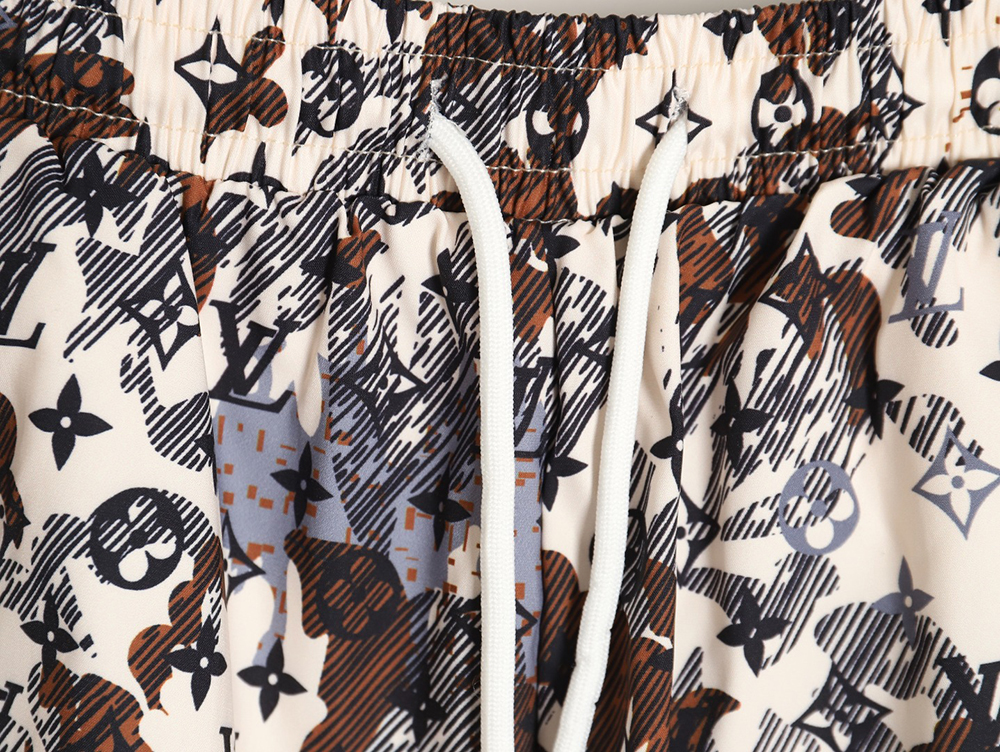 Louis Vuitton all-over print shorts