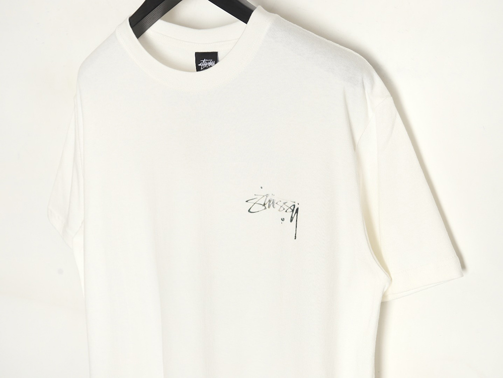 Stussy mercury print short-sleeved T-shirt