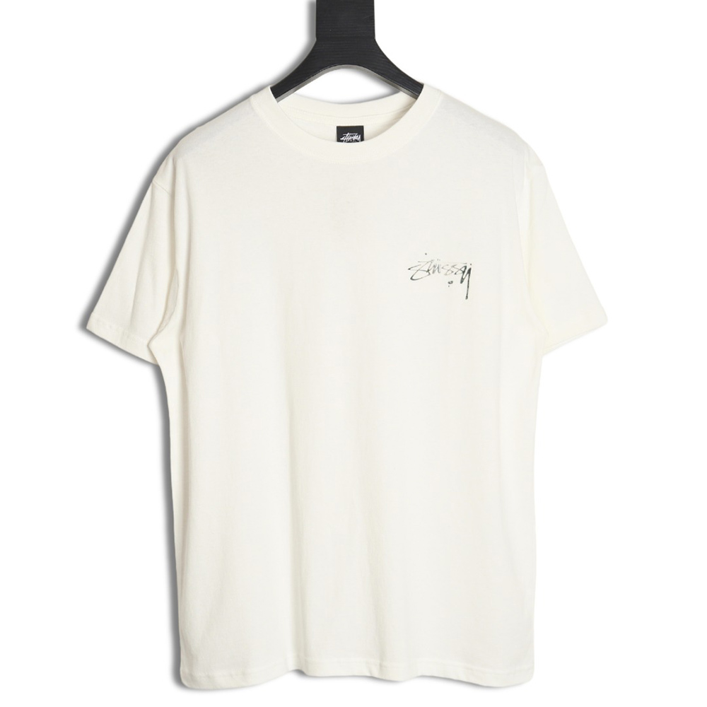 Stussy mercury print short-sleeved T-shirt