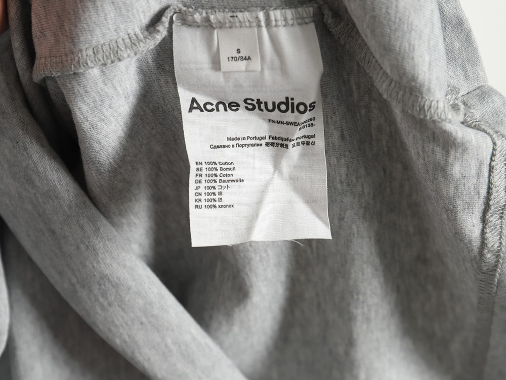 Acne Studios Gradient Mottled 1996 Lettering Print Short Sleeve T-shirt