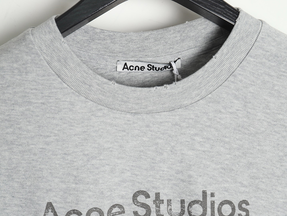 Acne Studios Gradient Mottled 1996 Lettering Print Short Sleeve T-shirt