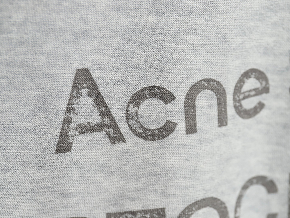 Acne Studios Gradient Mottled 1996 Lettering Print Short Sleeve T-shirt