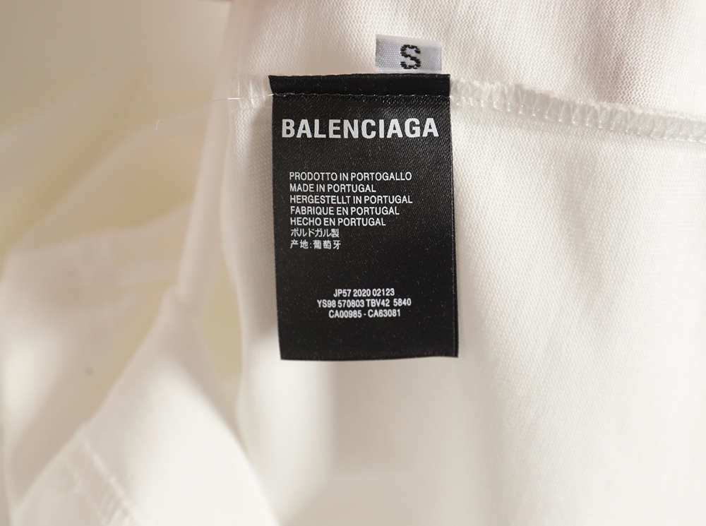 Balenciaga Clear Vinyl Short Sleeve T-Shirt