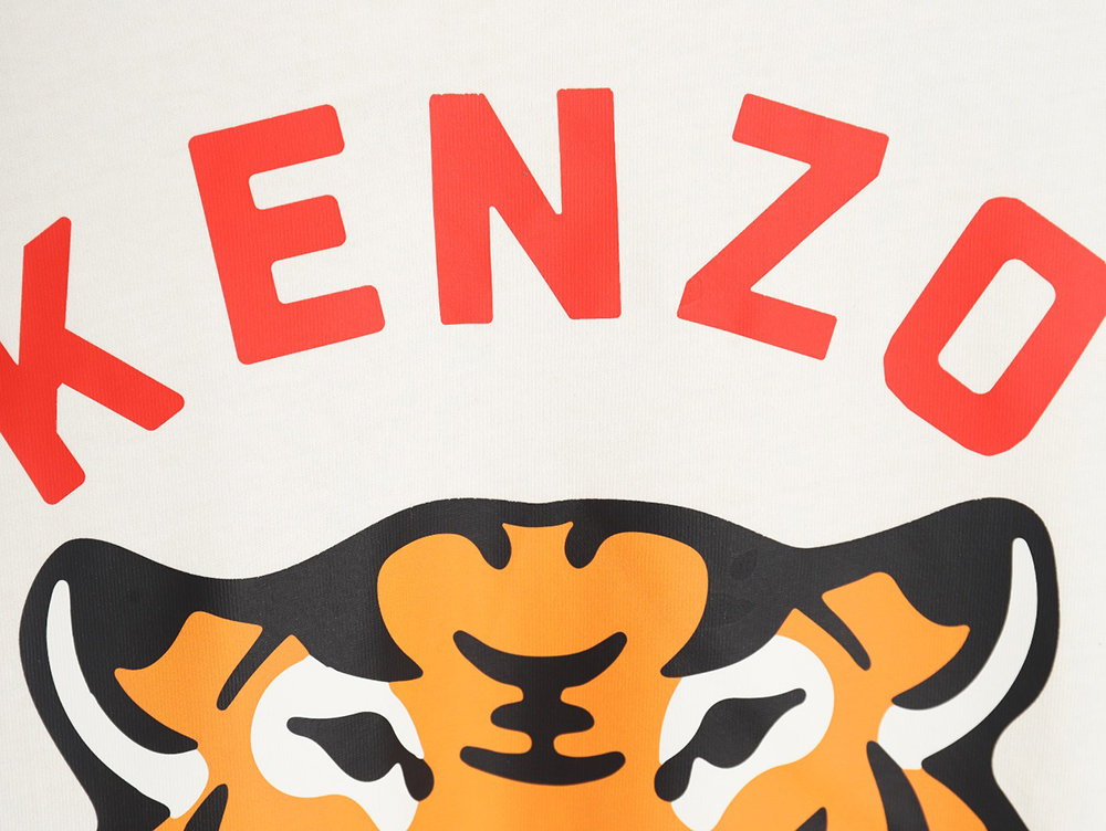 Kenzo tiger head short-sleeved T-shirt