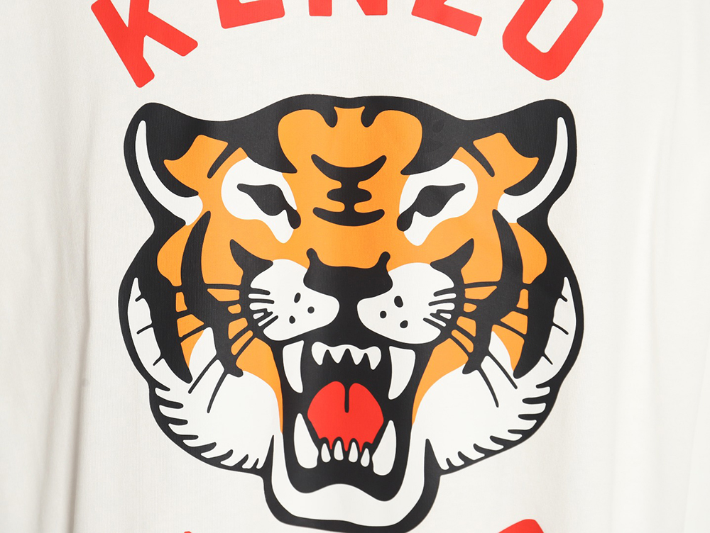 Kenzo tiger head short-sleeved T-shirt