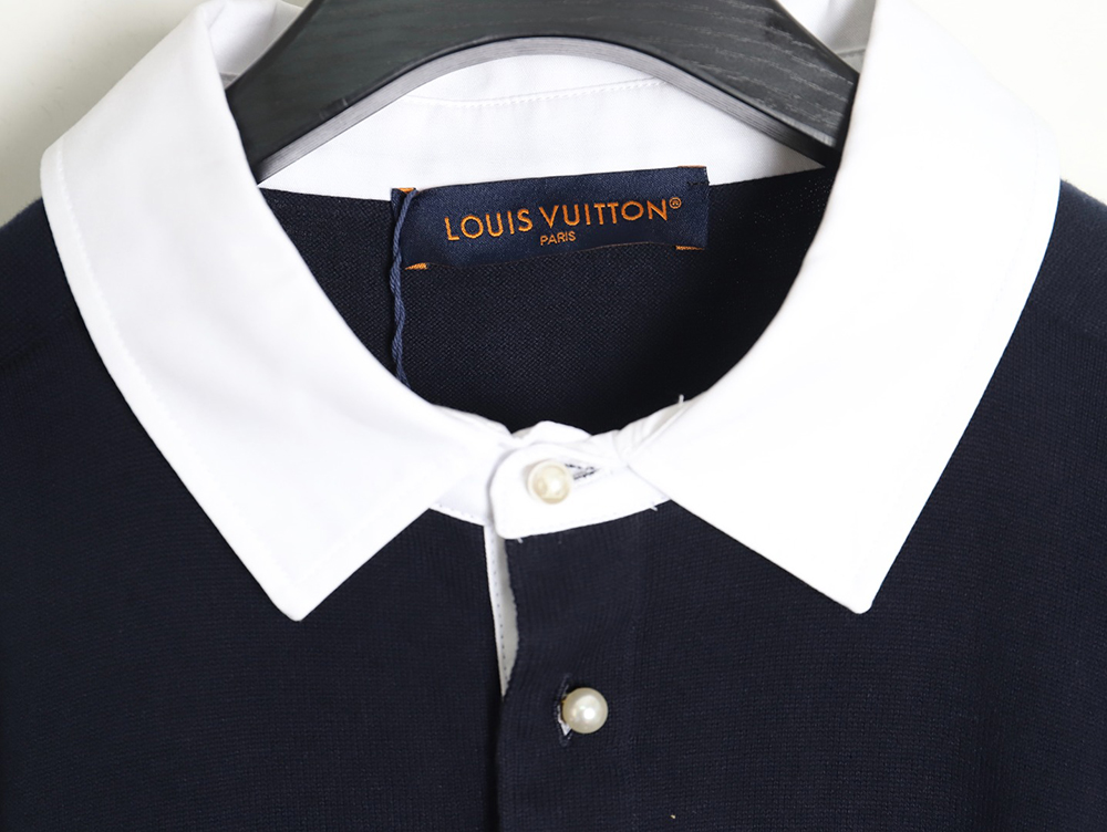 Louis Vuitton Colorblock Signature Polo Short Sleeve T-Shirt