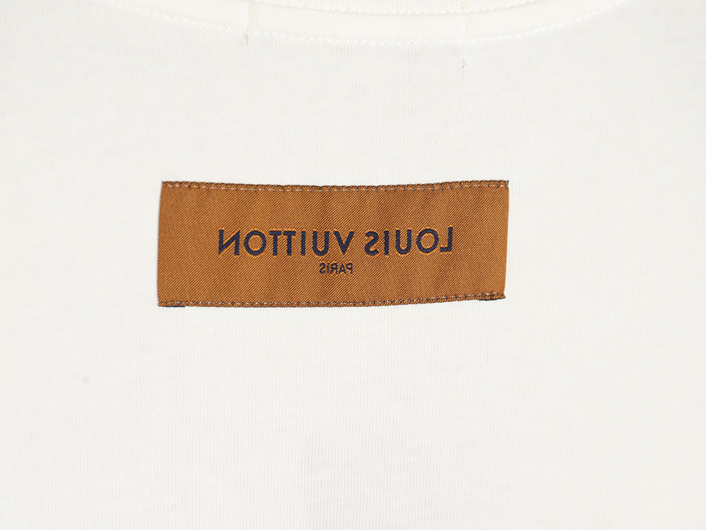 Louis Vuitton line logo short-sleeved T-shirt