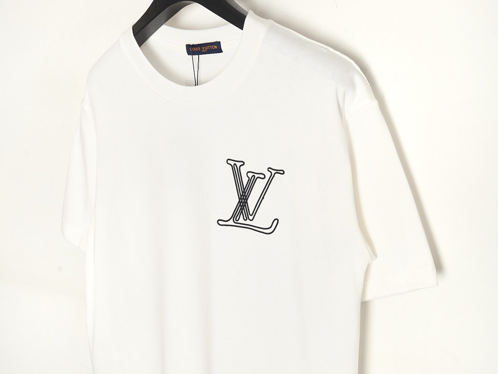 Louis Vuitton line logo short-sleeved T-shirt