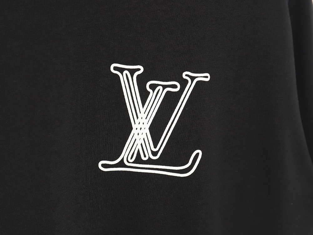 Louis Vuitton line logo short-sleeved T-shirt TSK1