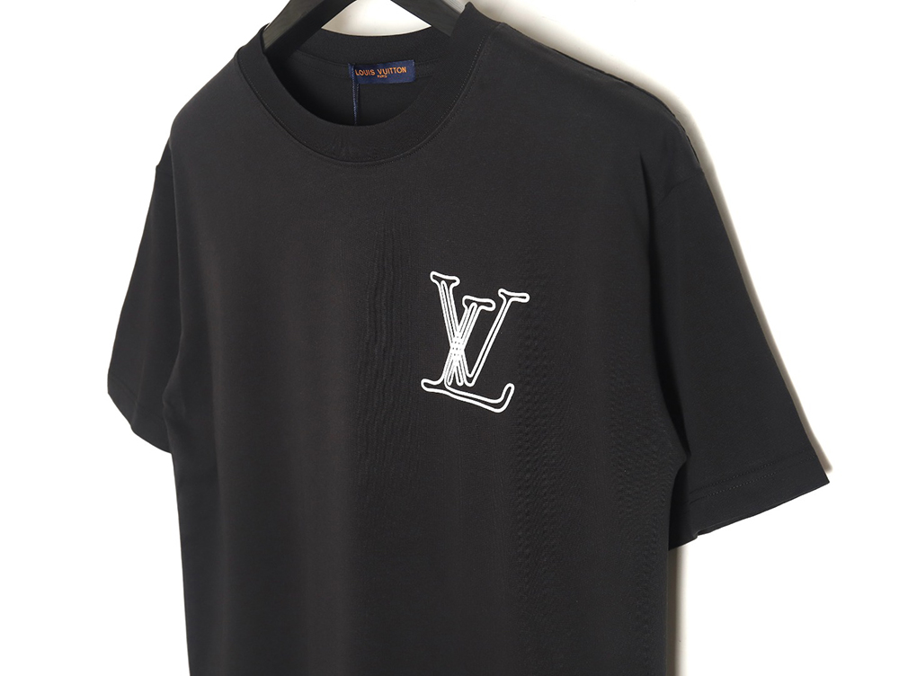 Louis Vuitton line logo short-sleeved T-shirt TSK1