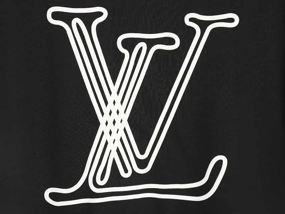 Louis Vuitton line logo short-sleeved T-shirt TSK1