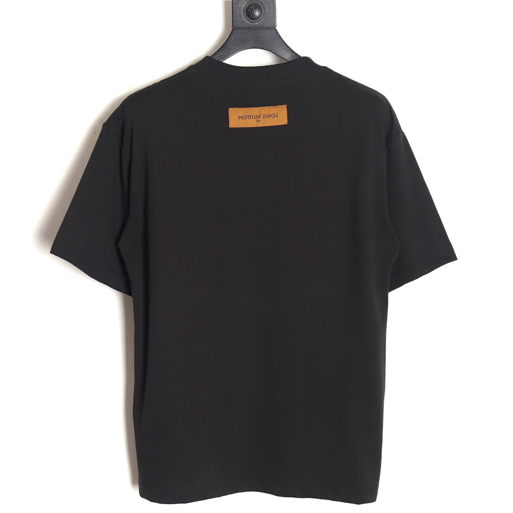 Louis Vuitton short-sleeved T-shirt with large logo TSK1