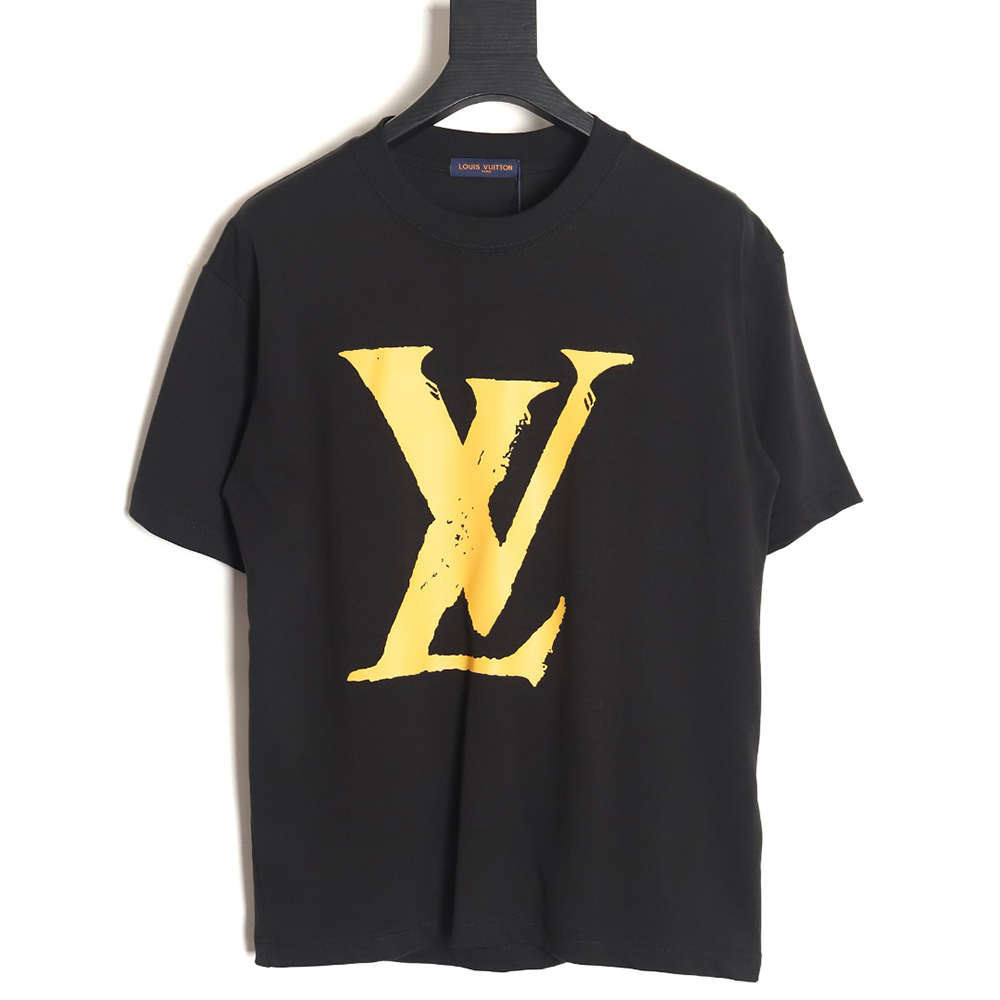 Louis Vuitton short-sleeved T-shirt with large logo TSK1