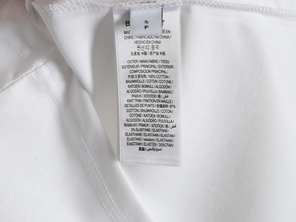 Burberry foam printed letter short sleeve