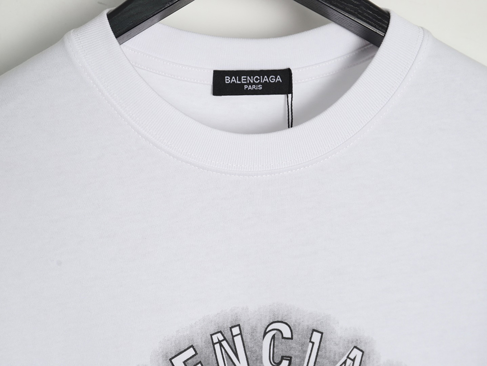 Balenciaga 3D letter print short sleeves