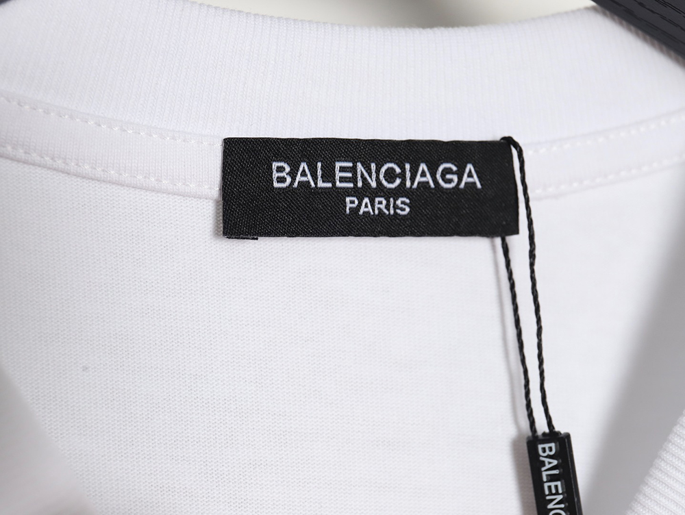 Balenciaga 3D letter print short sleeves