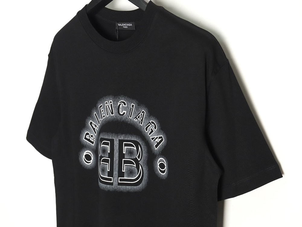 Balenciaga 3D letter print short sleeves TSK1