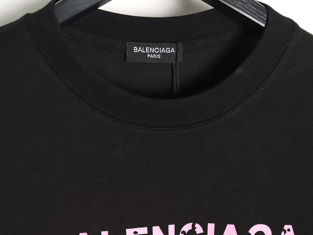 Balenciaga Double B No Passing Print Short Sleeve TSK1