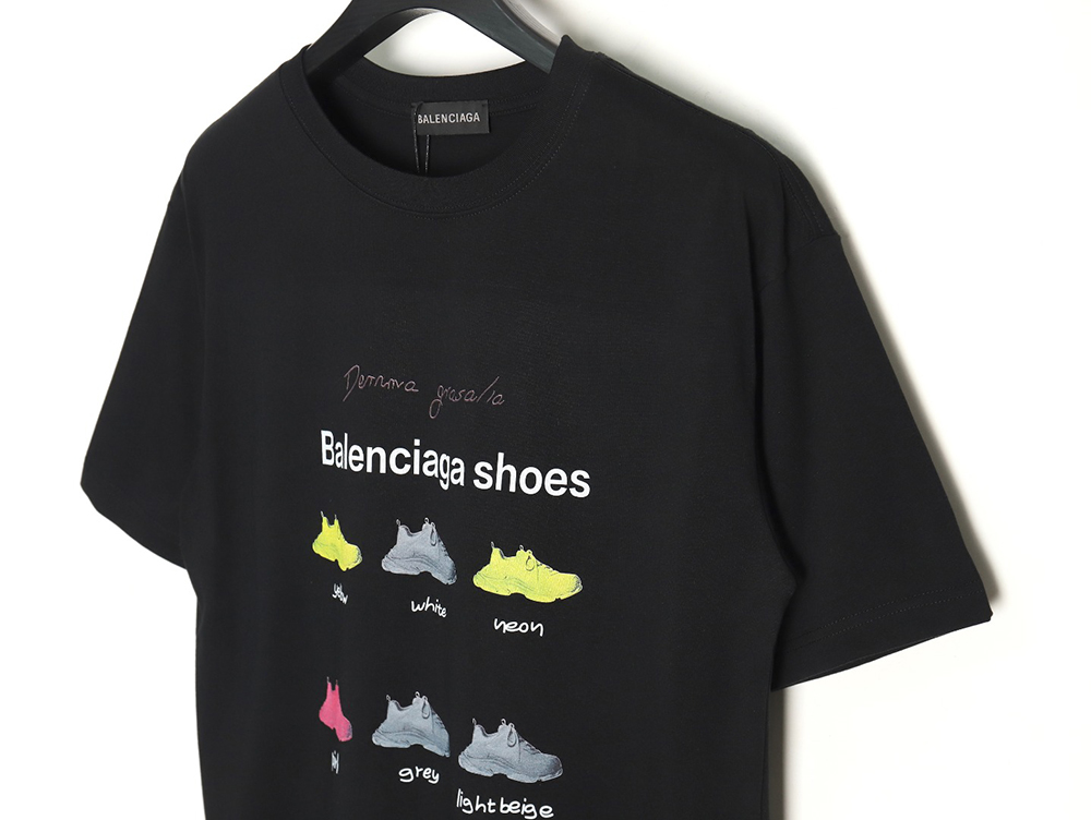 Balenciaga shoes logo print short sleeves TSK1