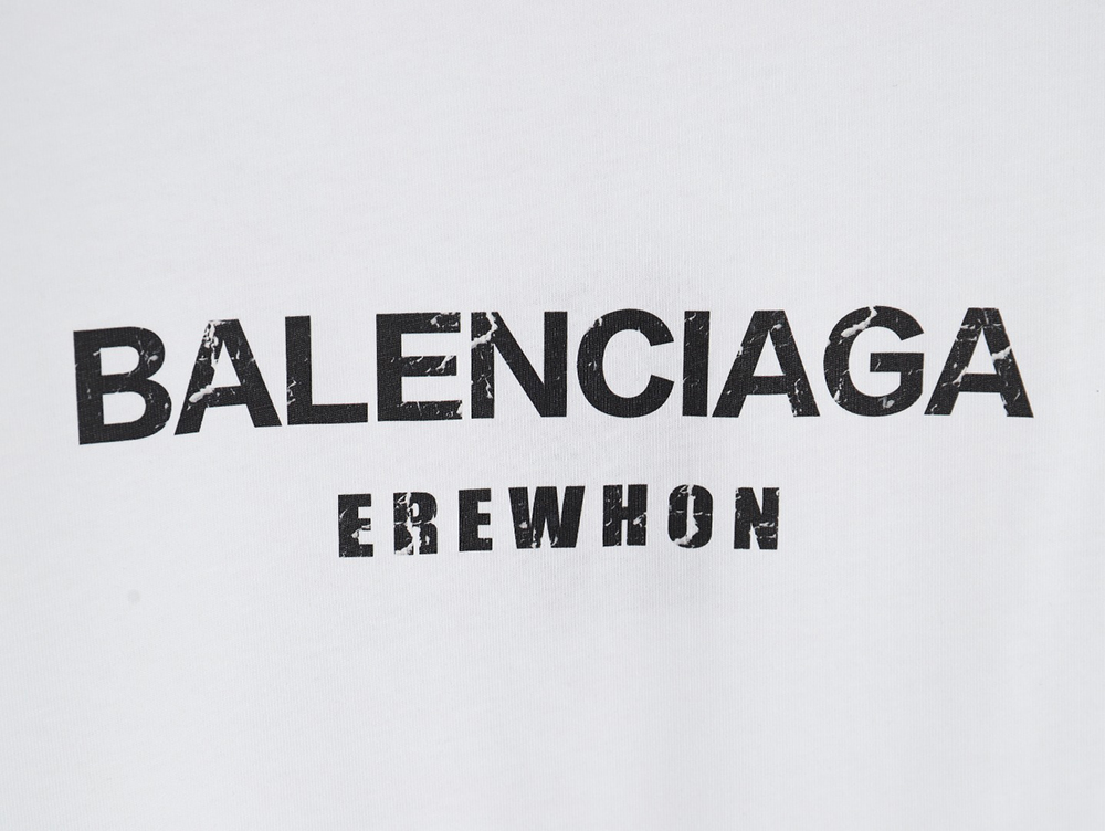 Balenciaga bottle logo print short sleeves