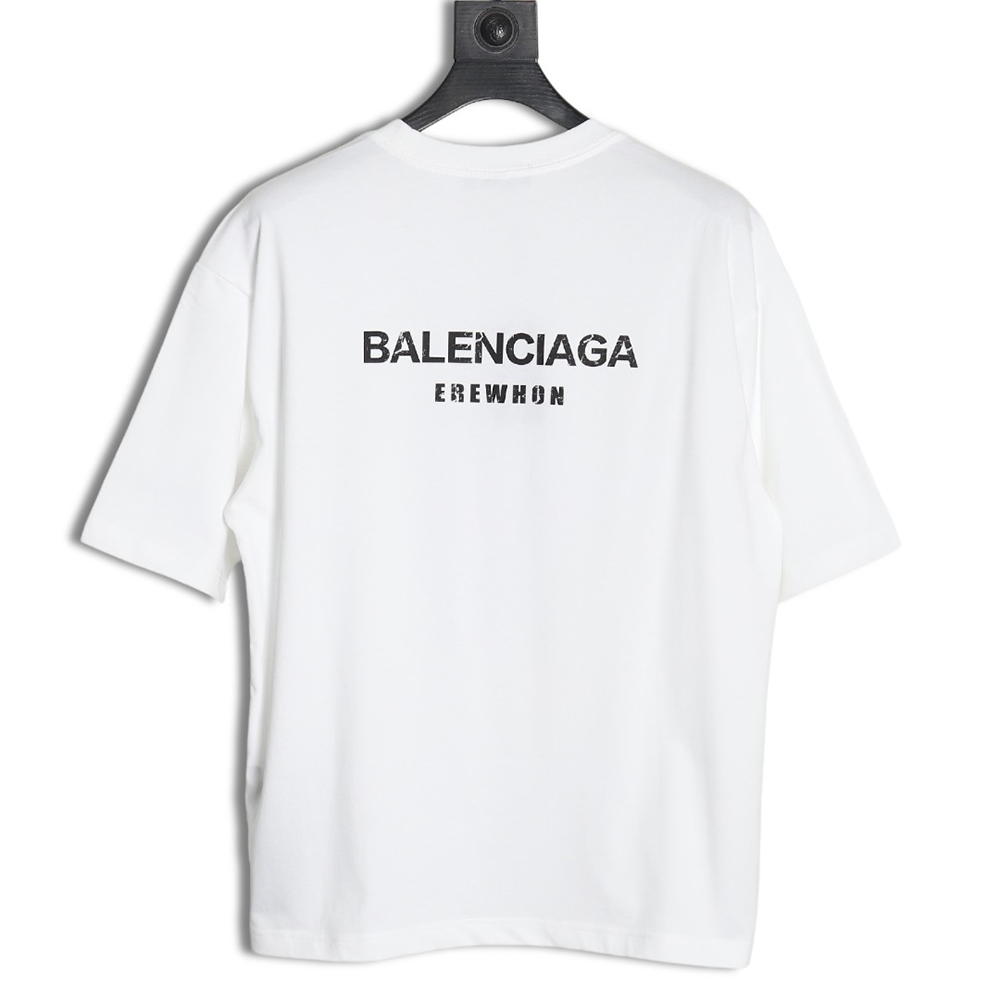 Balenciaga bottle logo print short sleeves