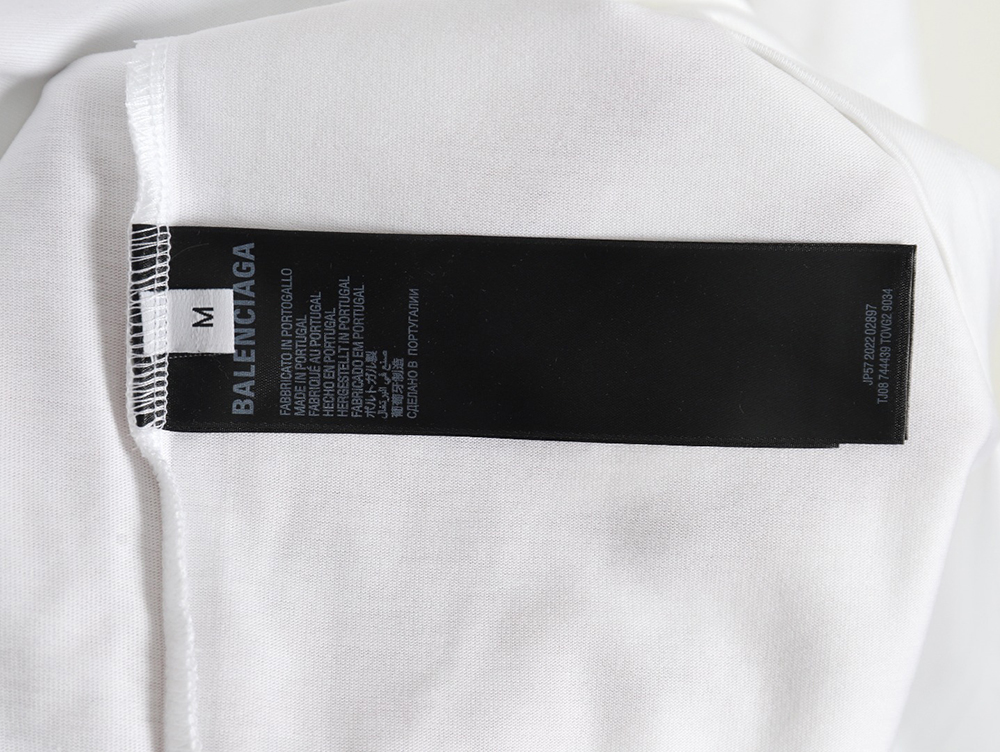 Balenciaga bottle logo print short sleeves