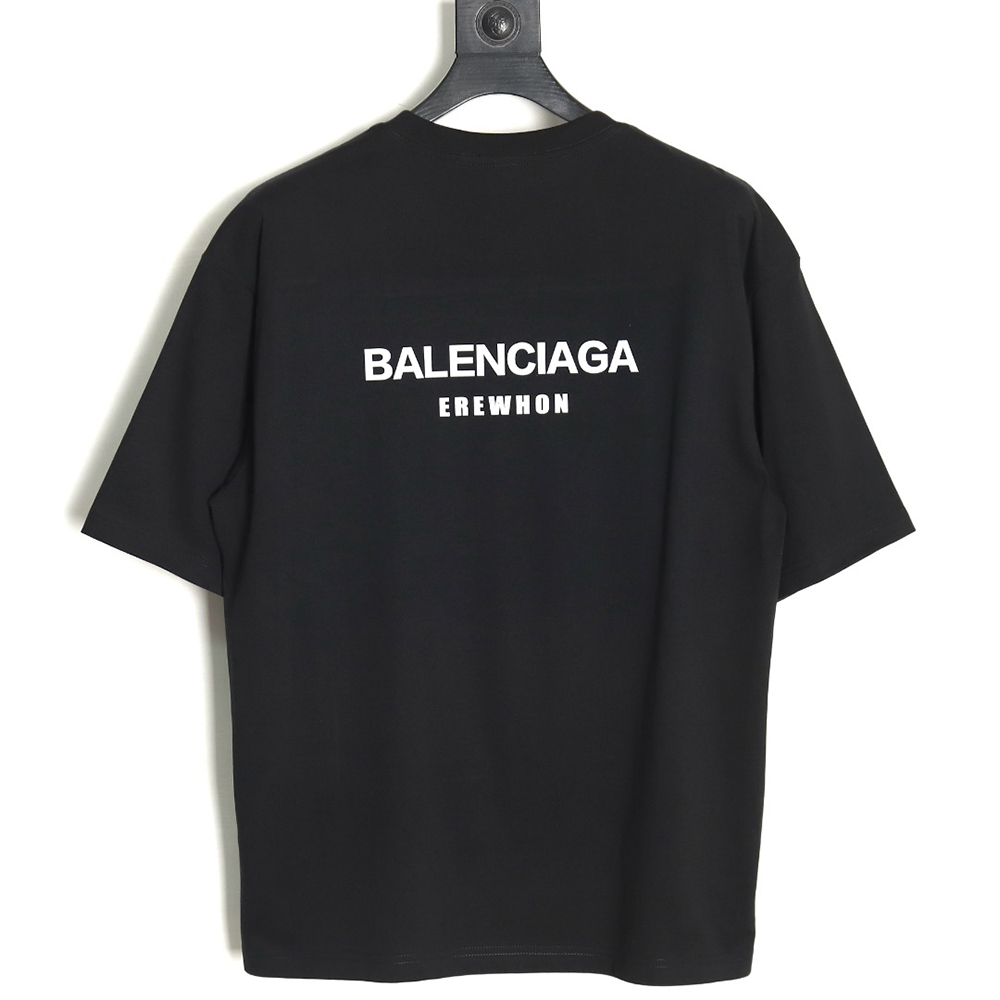 Balenciaga bottle logo print short sleeves TSK1