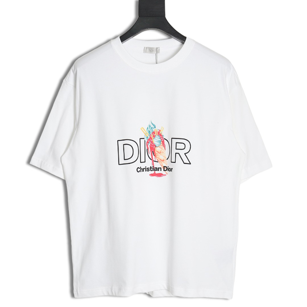 Dior crew neck short sleeve T-shirt TSK2