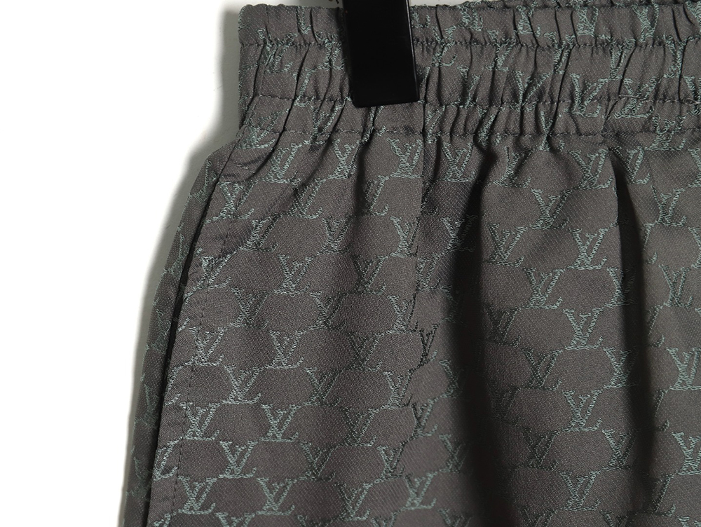 Louis Vuitton jacquard silk shorts with small logo