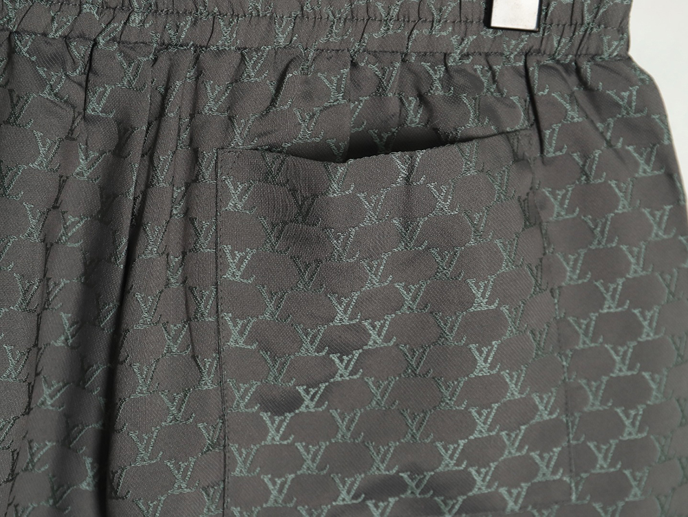 Louis Vuitton jacquard silk shorts with small logo