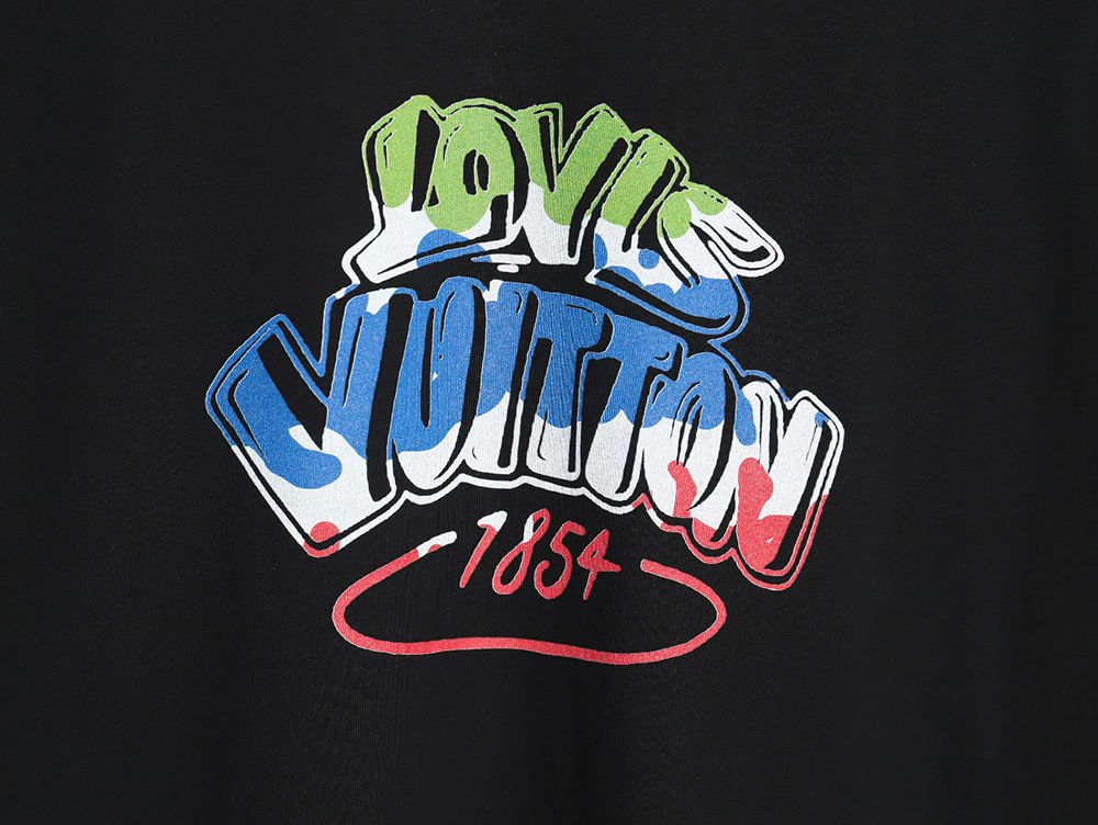 Louis Vuitton Heavy Printed Cotton Short Sleeve TSK1