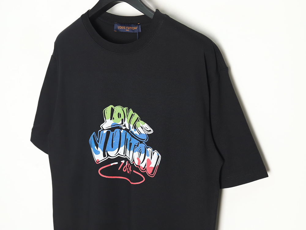 Louis Vuitton Heavy Printed Cotton Short Sleeve TSK1