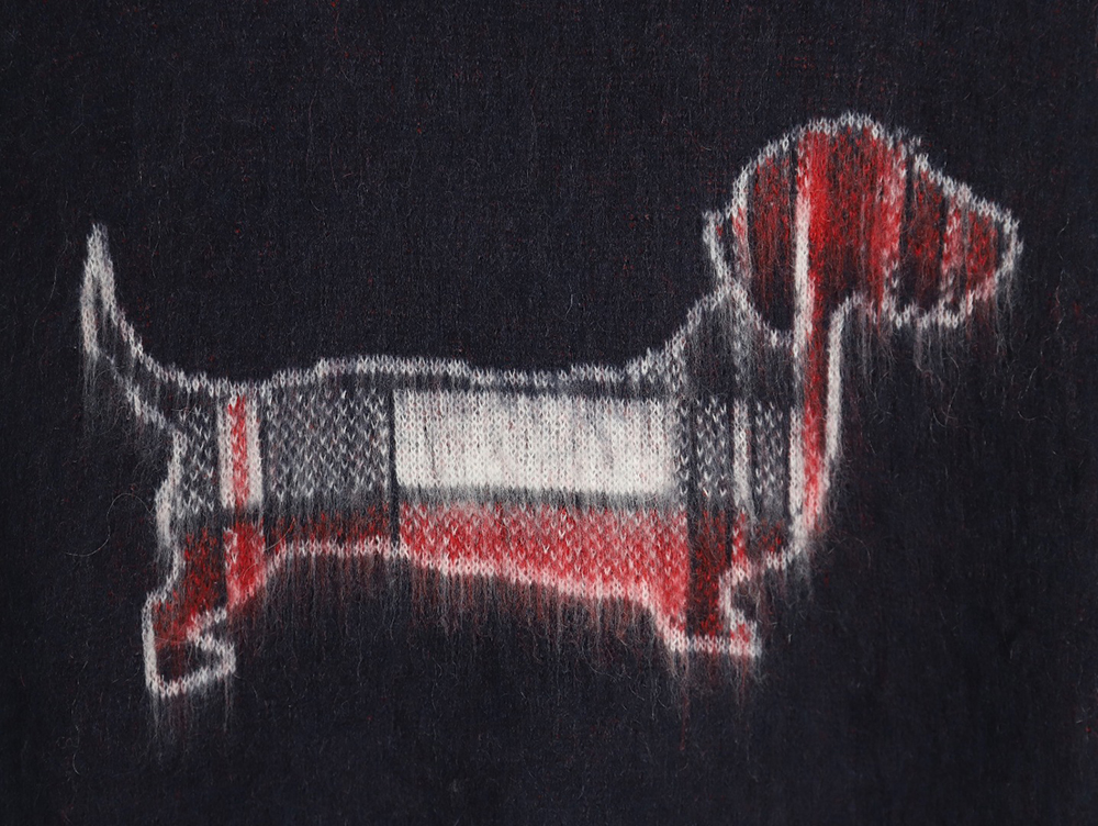 Thom Browne Dachshund Mohair Sweater TSK1