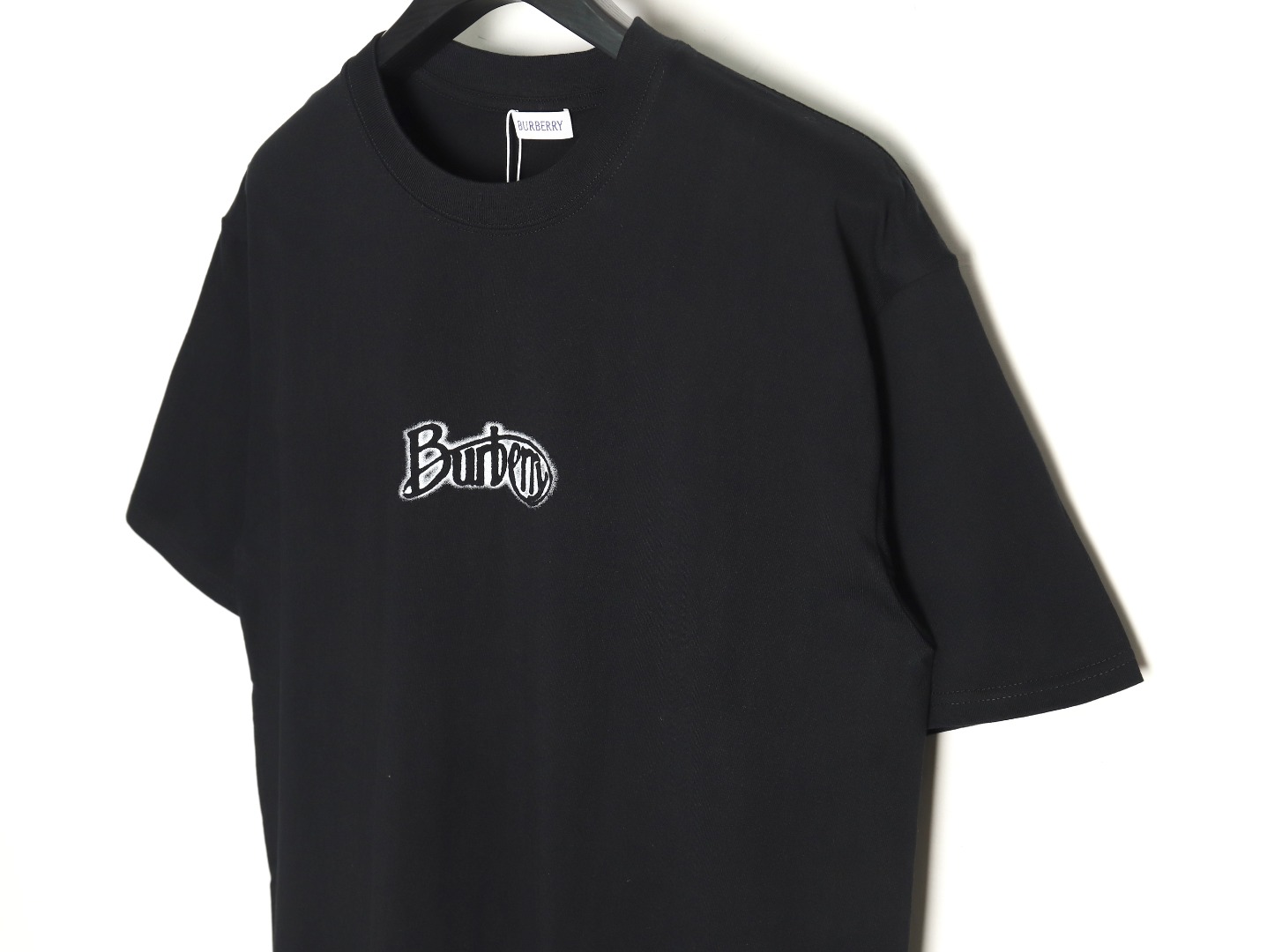 Burberry cursive lettering print short sleeve TSK1