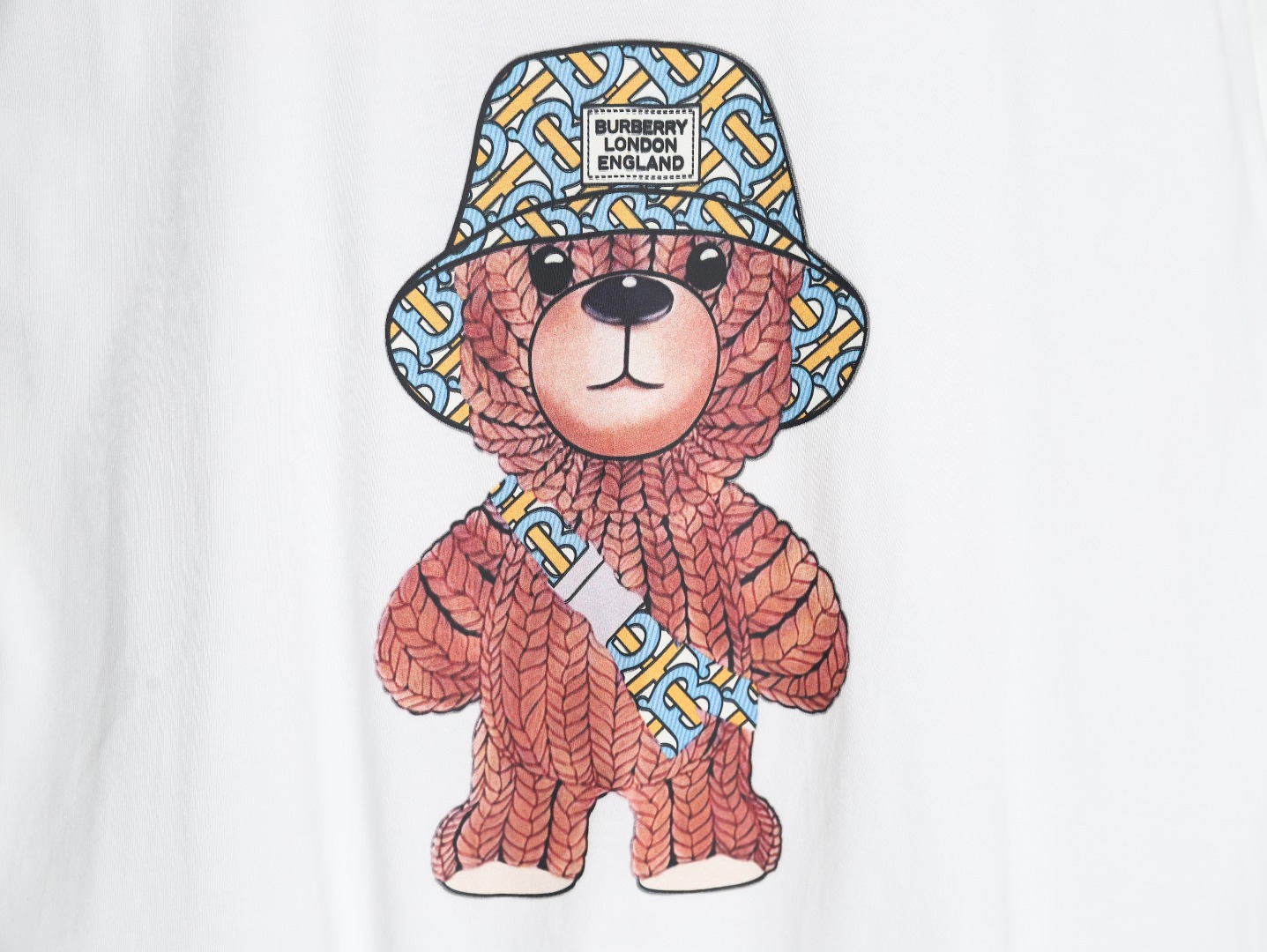 Burberry Bear Print Short Sleeve