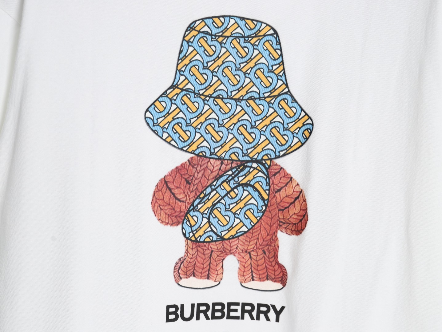 Burberry Bear Print Short Sleeve