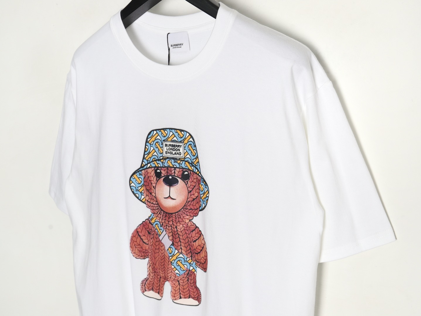 Burberry Bear Print Short Sleeve