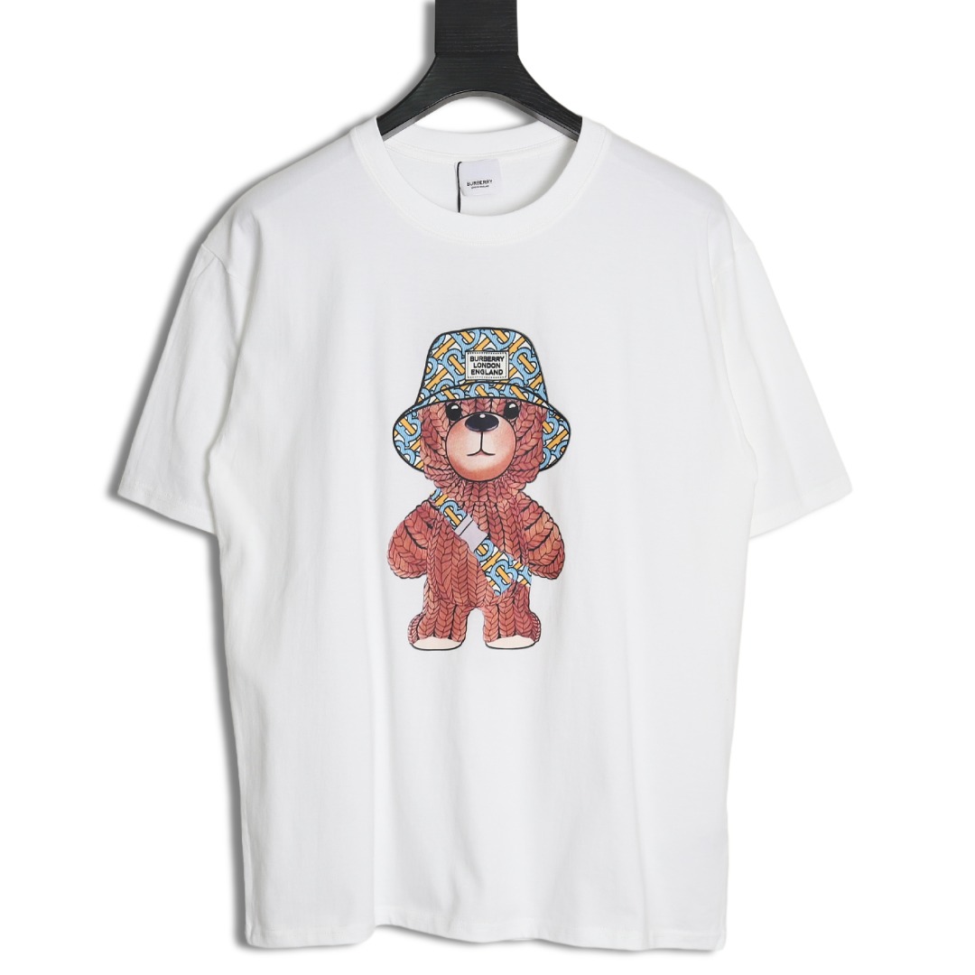 Burberry Bear Print Short Sleeve