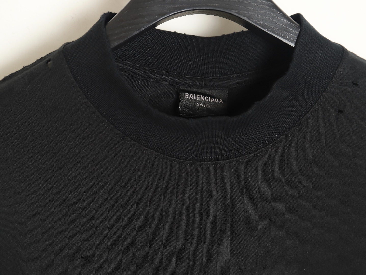 Balenciaga Crown rhinestone short-sleeved T-shirt