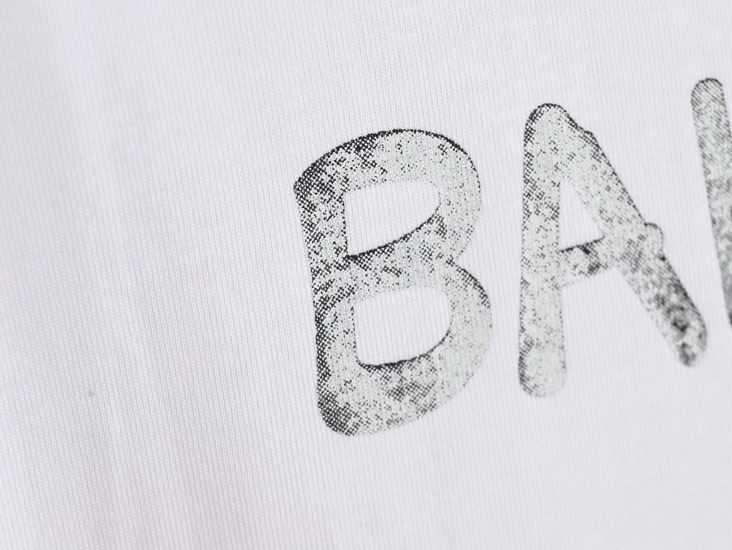 Balenciaga logo print short sleeves