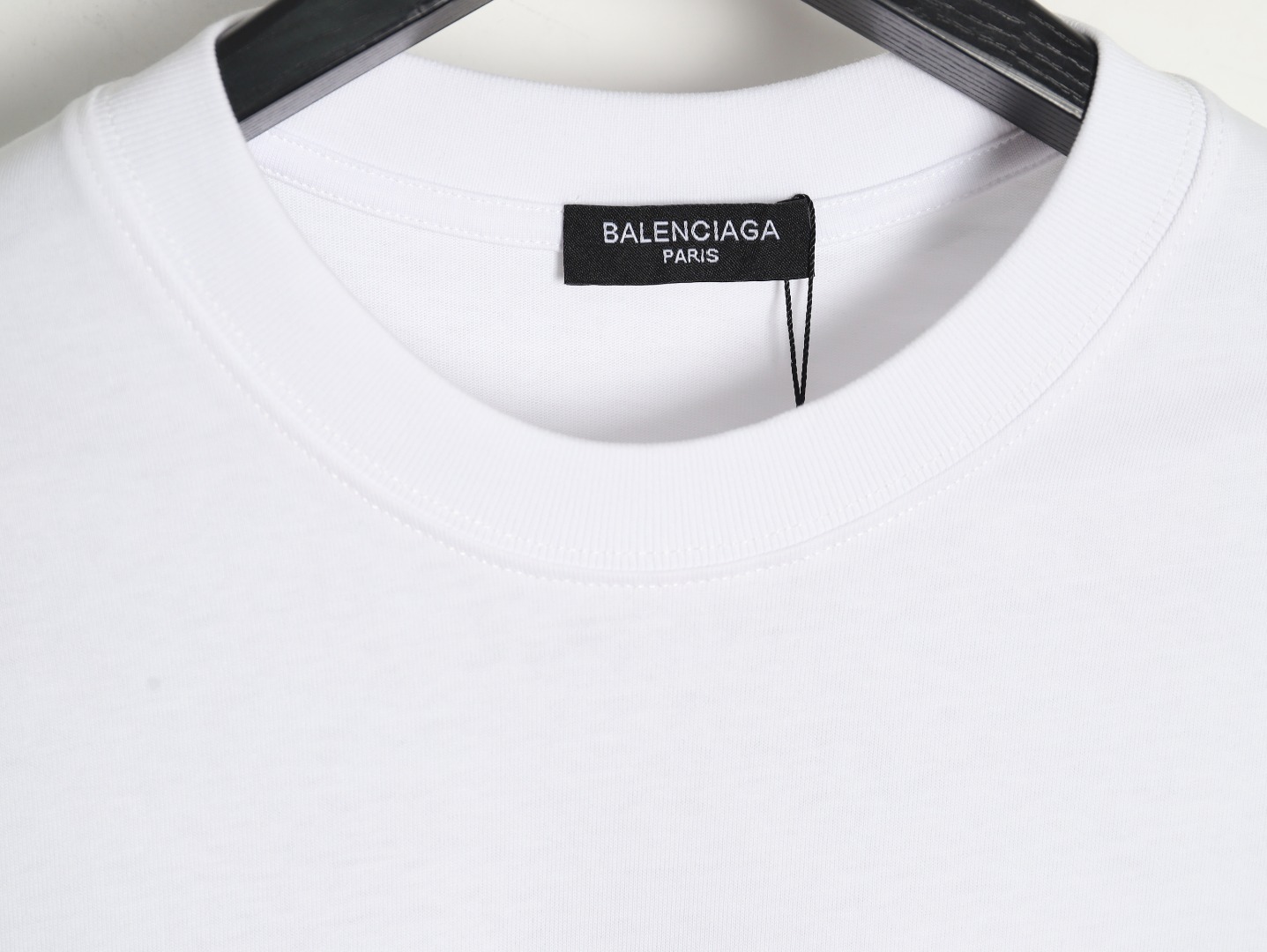 Balenciaga logo print short sleeves