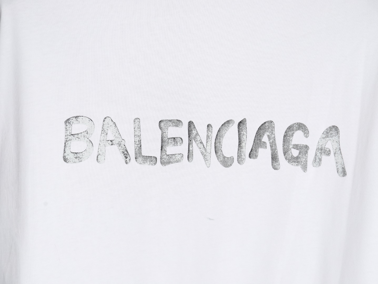 Balenciaga logo print short sleeves