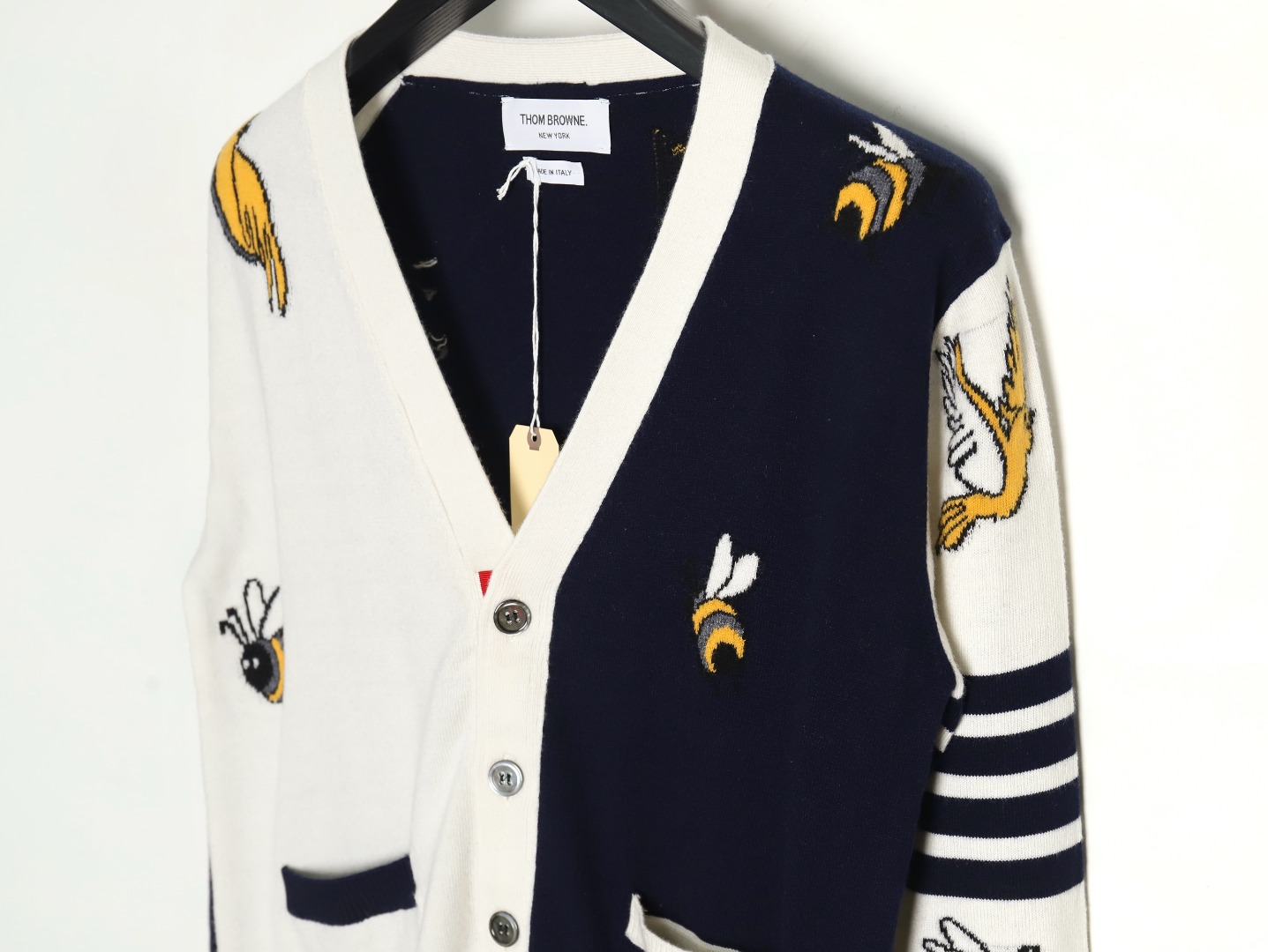 Thom Browne Bee Cardigan Sweater TSK1