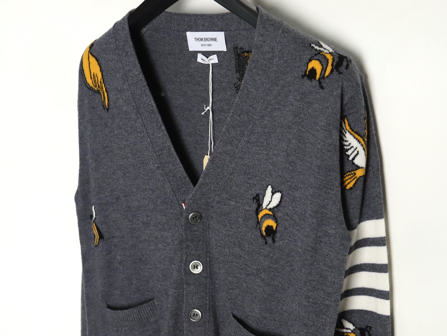 Thom Browne Bee Cardigan Sweater TSK2