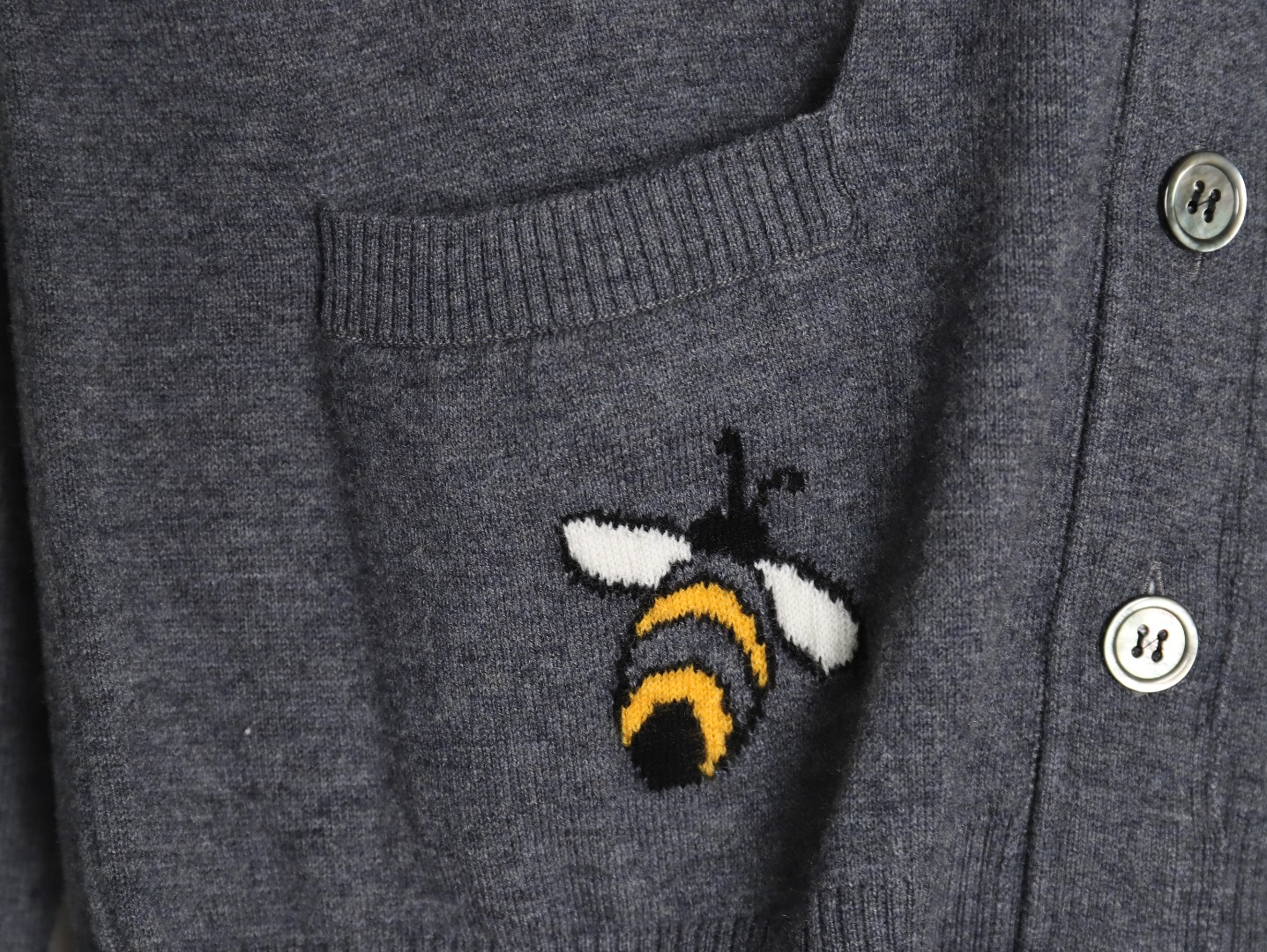 Thom Browne Bee Cardigan Sweater TSK2