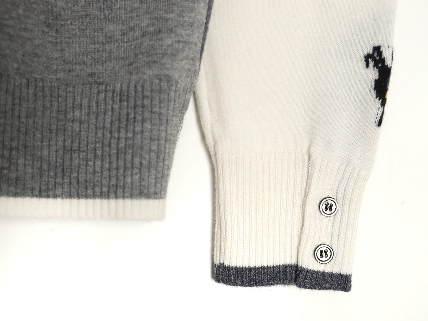 Thom Browne Bee Crewneck Sweater