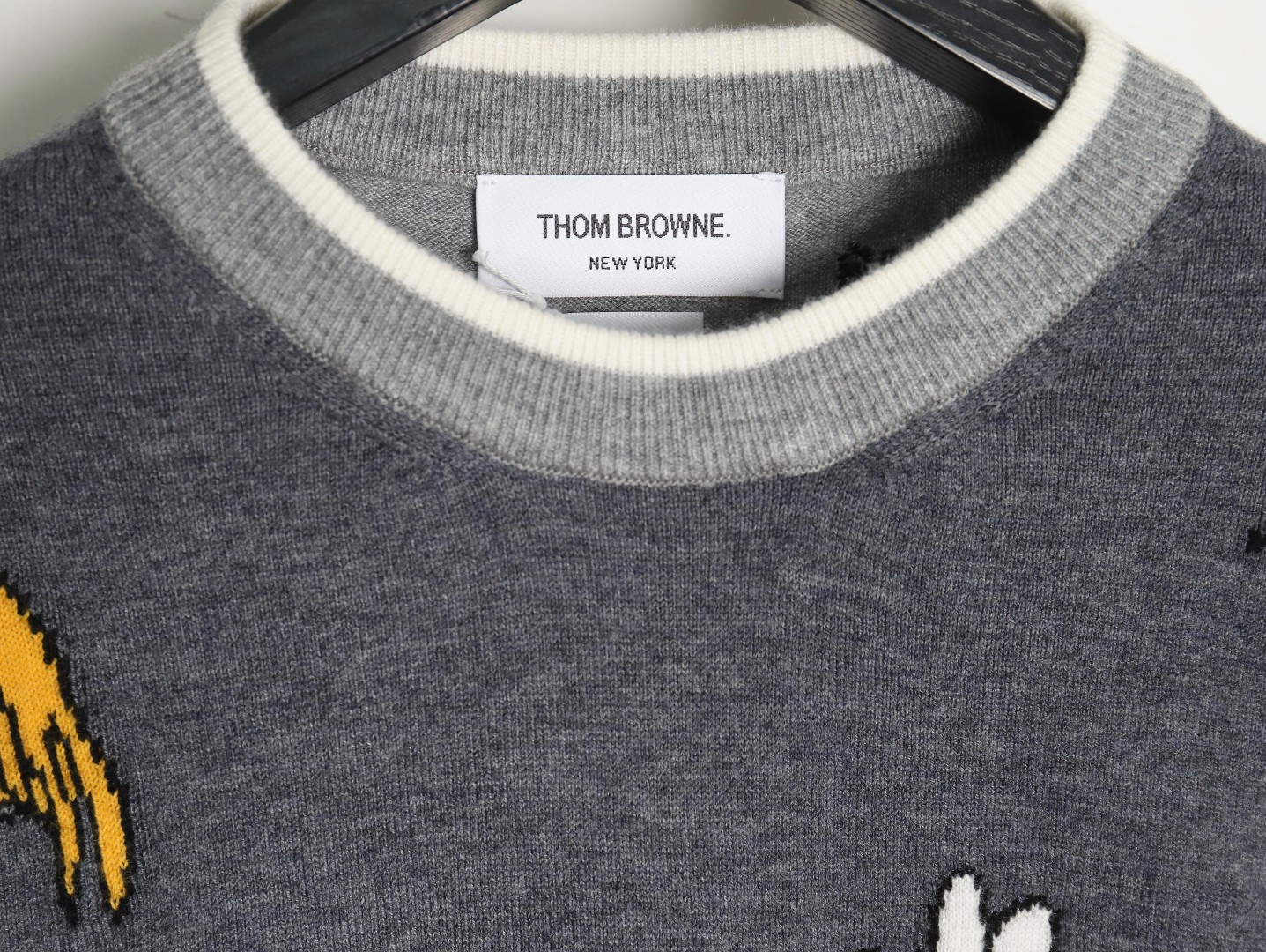 Thom Browne Bee Crewneck Sweater