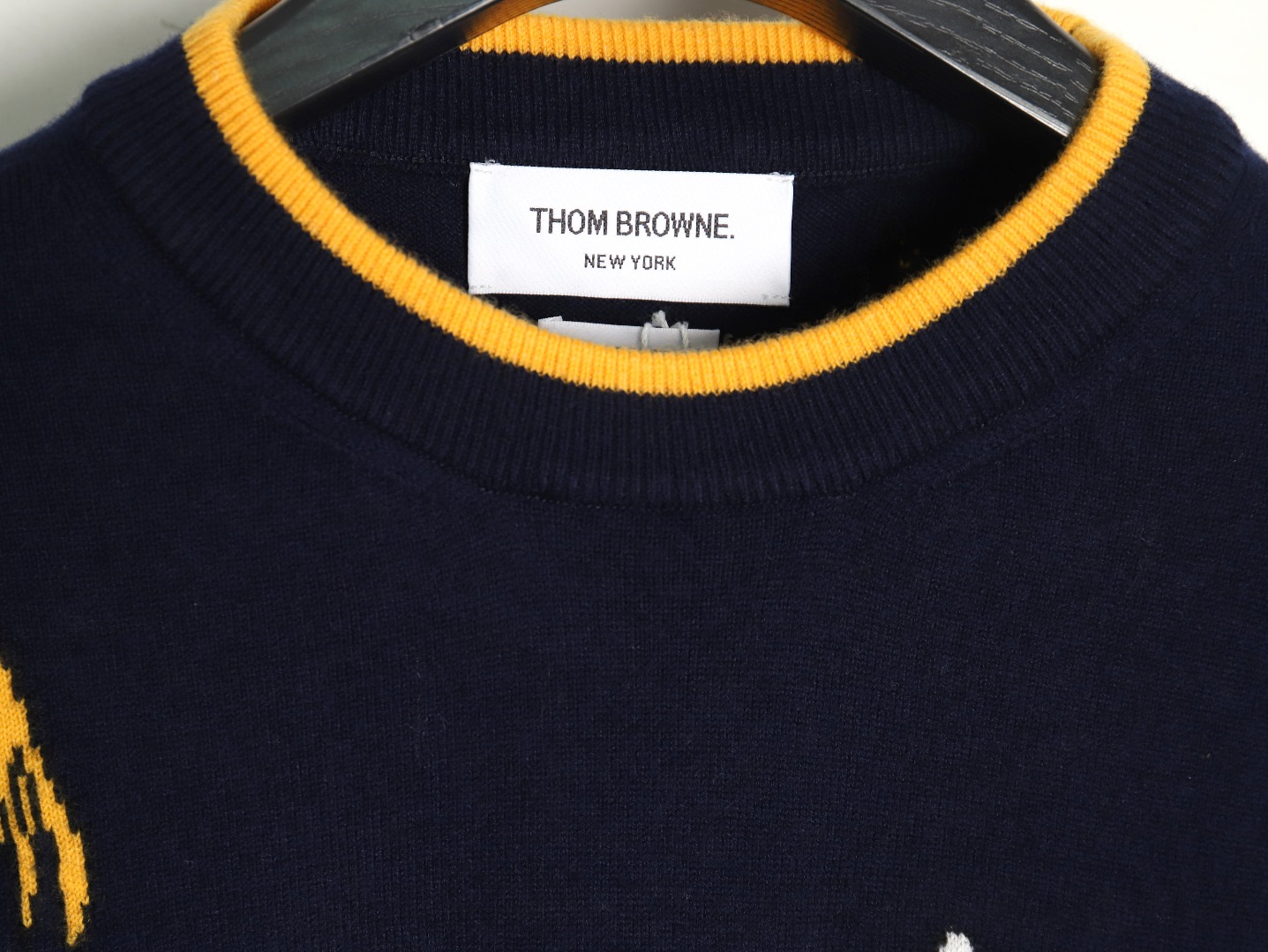 Thom Browne Bee Crewneck Sweater TSK1